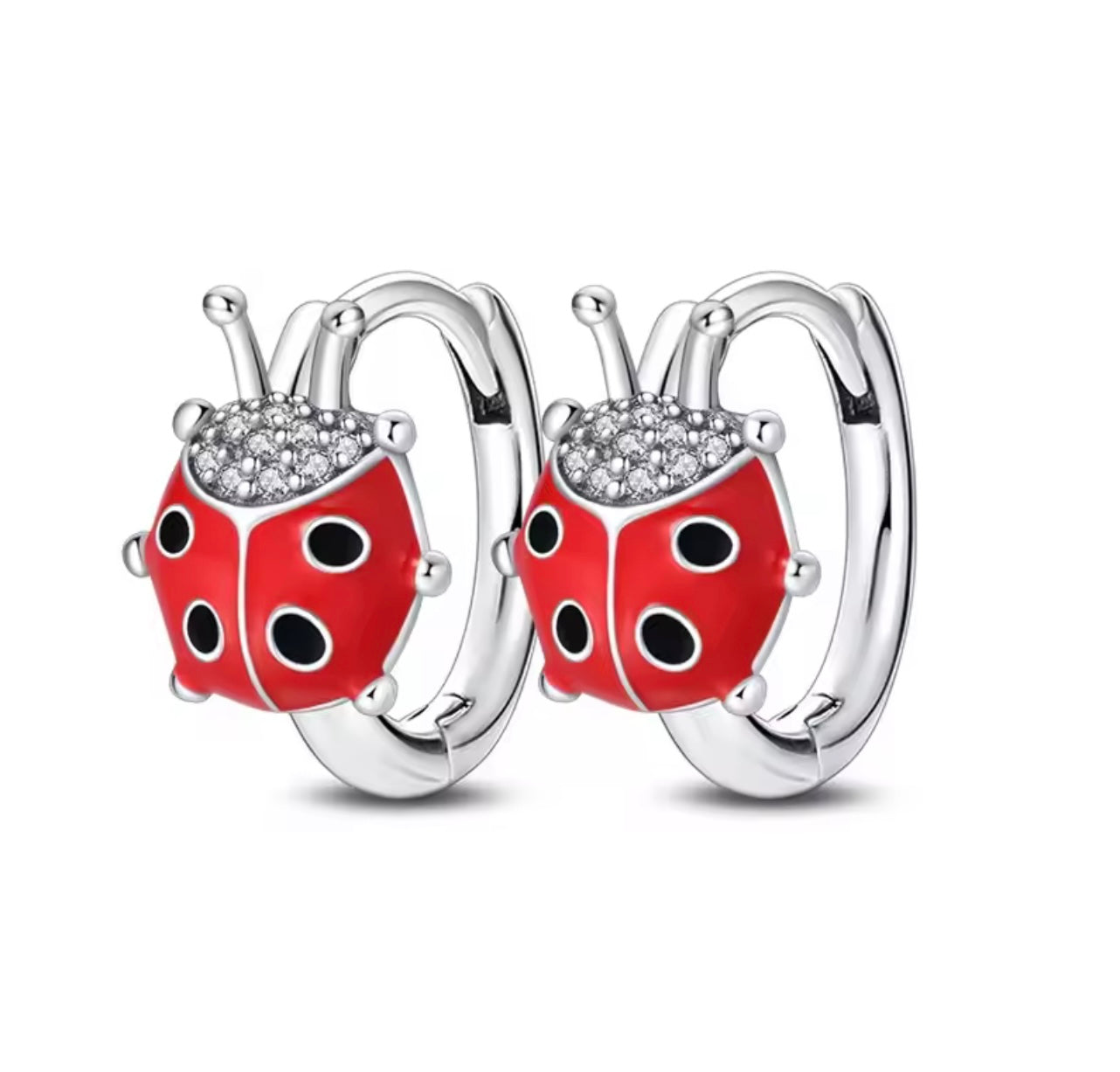 Ladybug earrings