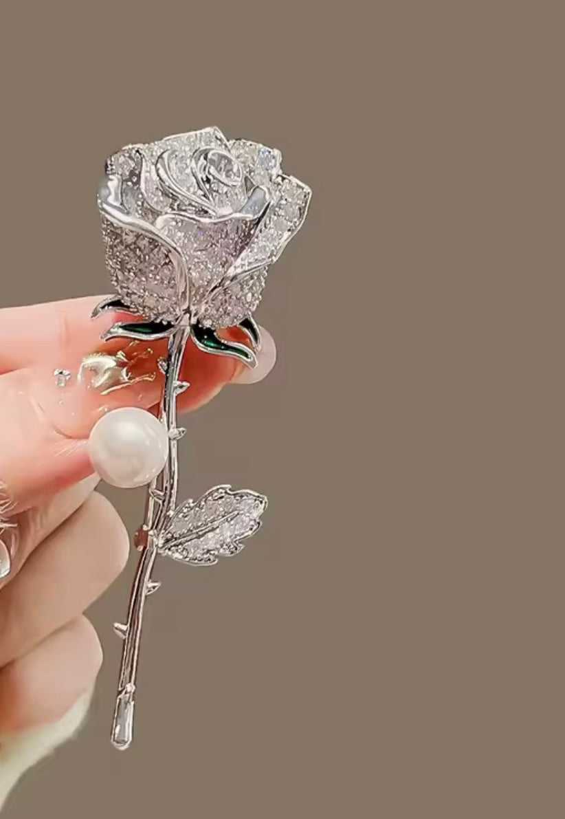Silver brooch