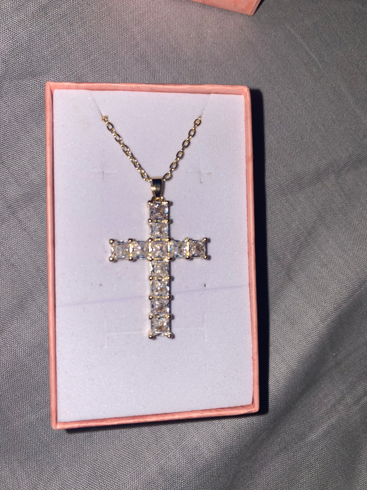 Diamond Cross Necklace Pendant