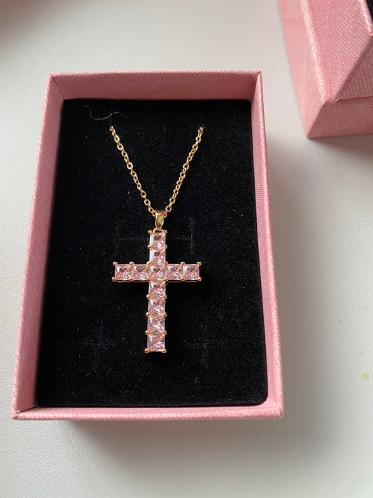 Diamond Cross Necklace Pendant